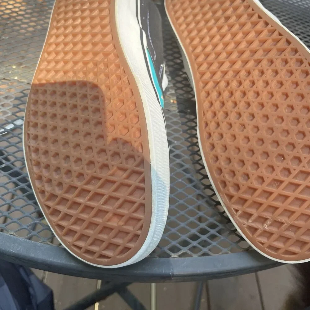 Vans Slip-On Desert Vibes Teal Southwestern Design Shoes Men’s 13 Aztec